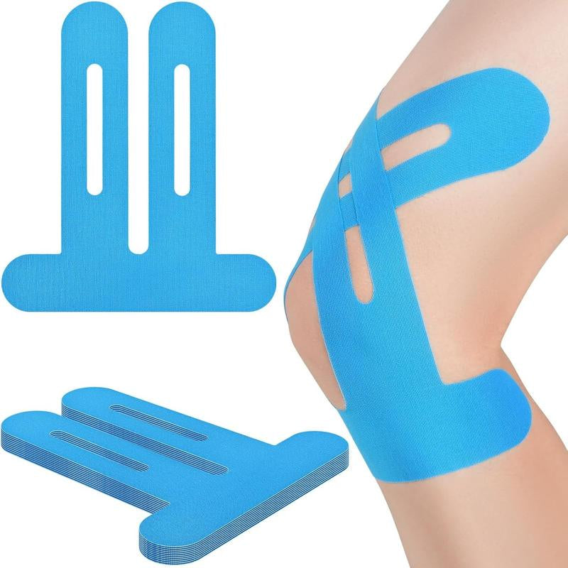 Precut Knee Kinesiology Tape, 10 Strips – Athletic Recovery & Pain Relief, Waterproof Elastic Tape, Breathable Hypoallergenic & Latex-Free Support