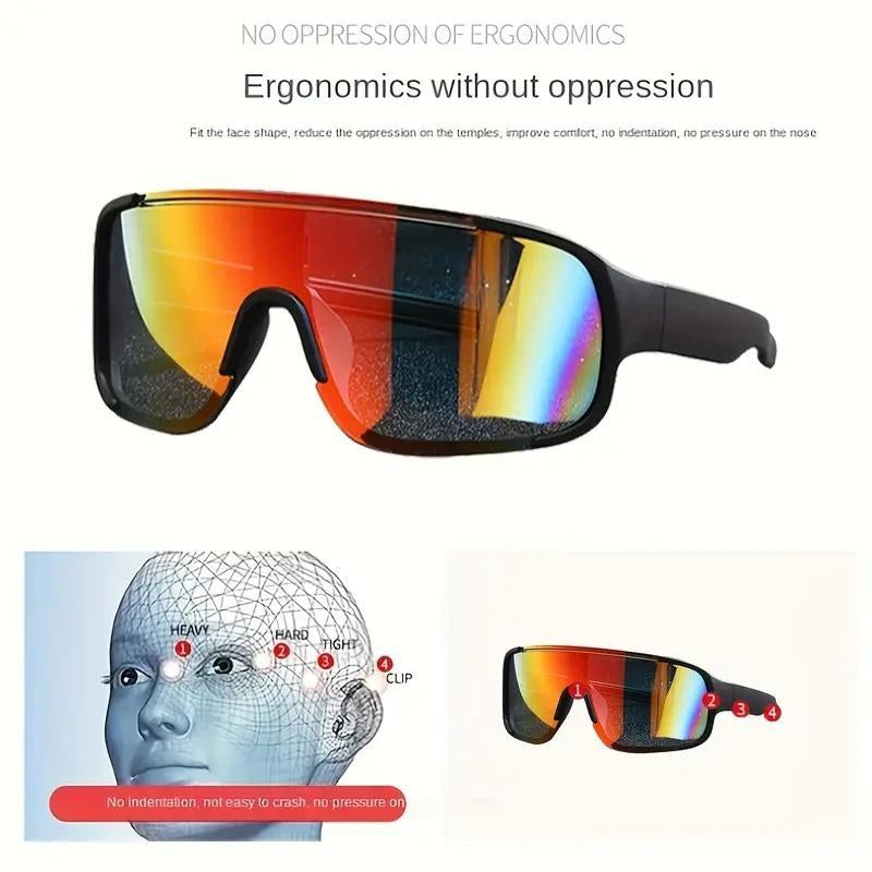Paleshy 6Pcs Outdoor Fashion Sunglasses for Hiking and Cycling Stylish UV Protection Eyewear Durable Lightweight Design Perfect for Outdoor Activities and Sports