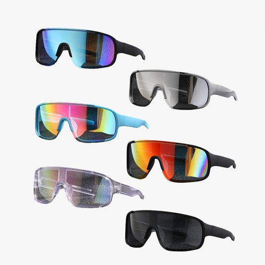 Paleshy 6Pcs Outdoor Fashion Sunglasses for Hiking and Cycling Stylish UV Protection Eyewear Durable Lightweight Design Perfect for Outdoor Activities and Sports