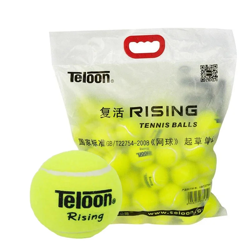 10Pcs  Tennis Balls Rising Good Bounce for Advanced Player Amateur Competition Practice Training Wool Tennis Ball