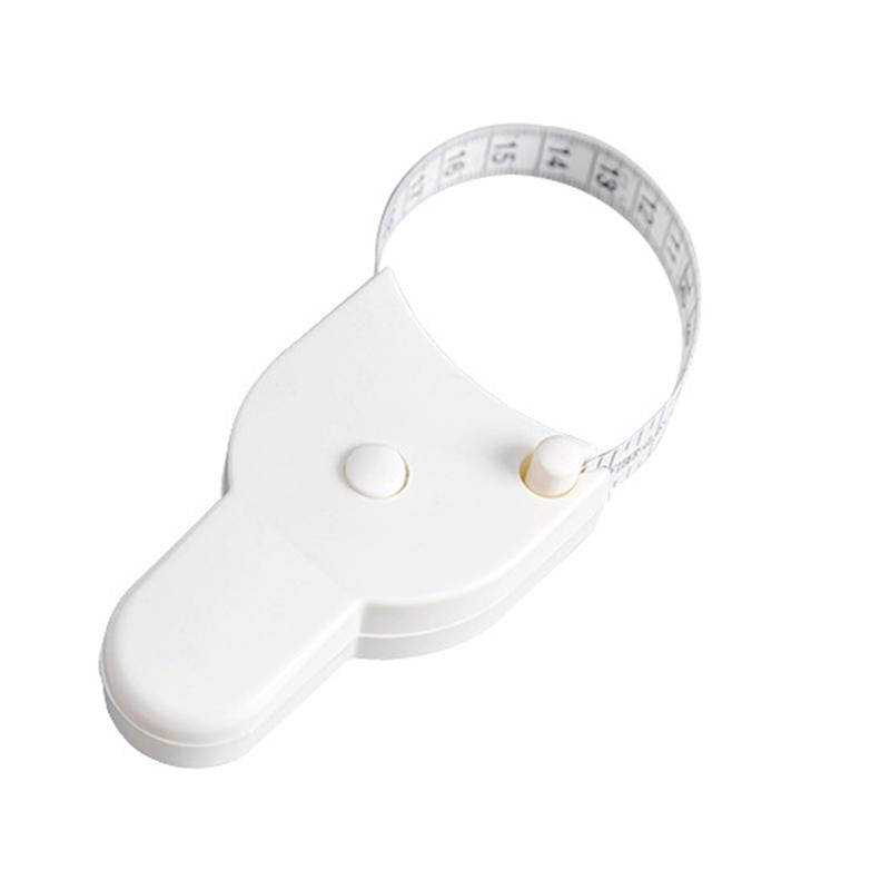 Body Measuring Tape 60 Inch, Pure White Portable Measurement Tape - Anti-Slip Grip for Home Gym & Weight Loss Monitoring