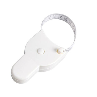 Body Measuring Tape 60 Inch, Pure White Portable Measurement Tape - Anti-Slip Grip for Home Gym & Weight Loss Monitoring