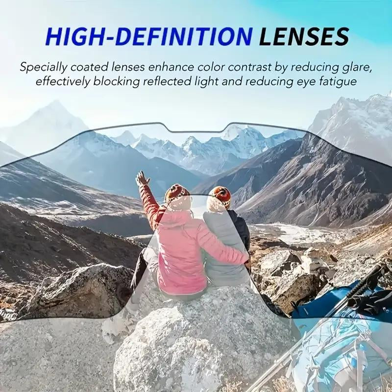 Paleshy 6Pcs Outdoor Fashion Sunglasses for Hiking and Cycling Stylish UV Protection Eyewear Durable Lightweight Design Perfect for Outdoor Activities and Sports