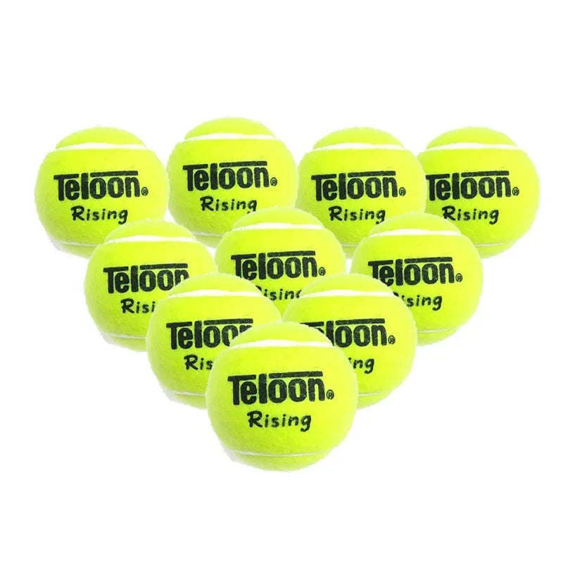 10Pcs  Tennis Balls Rising Good Bounce for Advanced Player Amateur Competition Practice Training Wool Tennis Ball