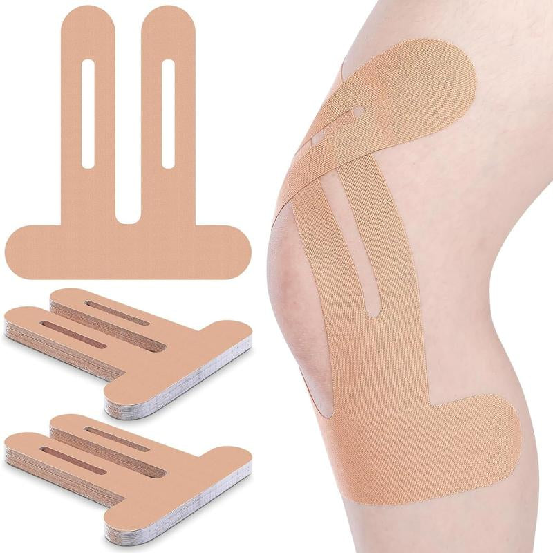 Precut Knee Kinesiology Tape, 10 Strips – Athletic Recovery & Pain Relief, Waterproof Elastic Tape, Breathable Hypoallergenic & Latex-Free Support