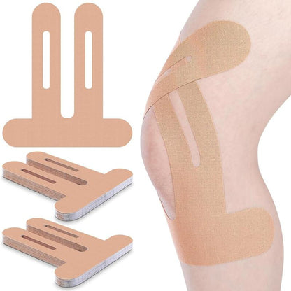 Precut Knee Kinesiology Tape, 10 Strips – Athletic Recovery & Pain Relief, Waterproof Elastic Tape, Breathable Hypoallergenic & Latex-Free Support
