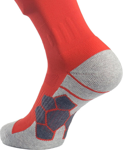 Knee High Soccer Socks (1/3/5 Pair) Team Sport Cushion Athletic Socks for Kids Youth Adult