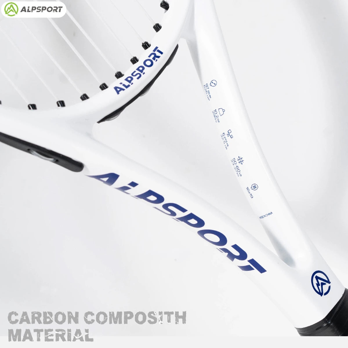 Carbon Fiber Tennis Racket T800 18K-Professional Grade with Bag&Strap Lightweight Training Racquet for Adults Men&Women