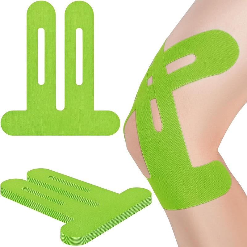 Precut Knee Kinesiology Tape, 10 Strips – Athletic Recovery & Pain Relief, Waterproof Elastic Tape, Breathable Hypoallergenic & Latex-Free Support